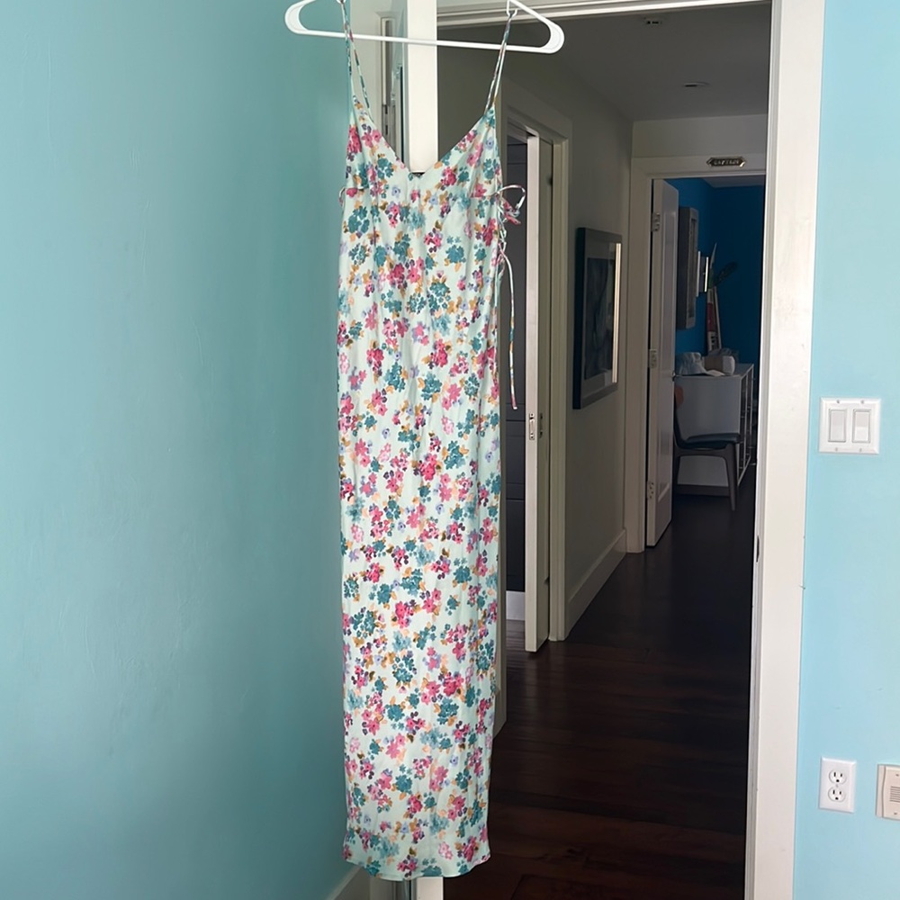 Satin Zara maxi dress